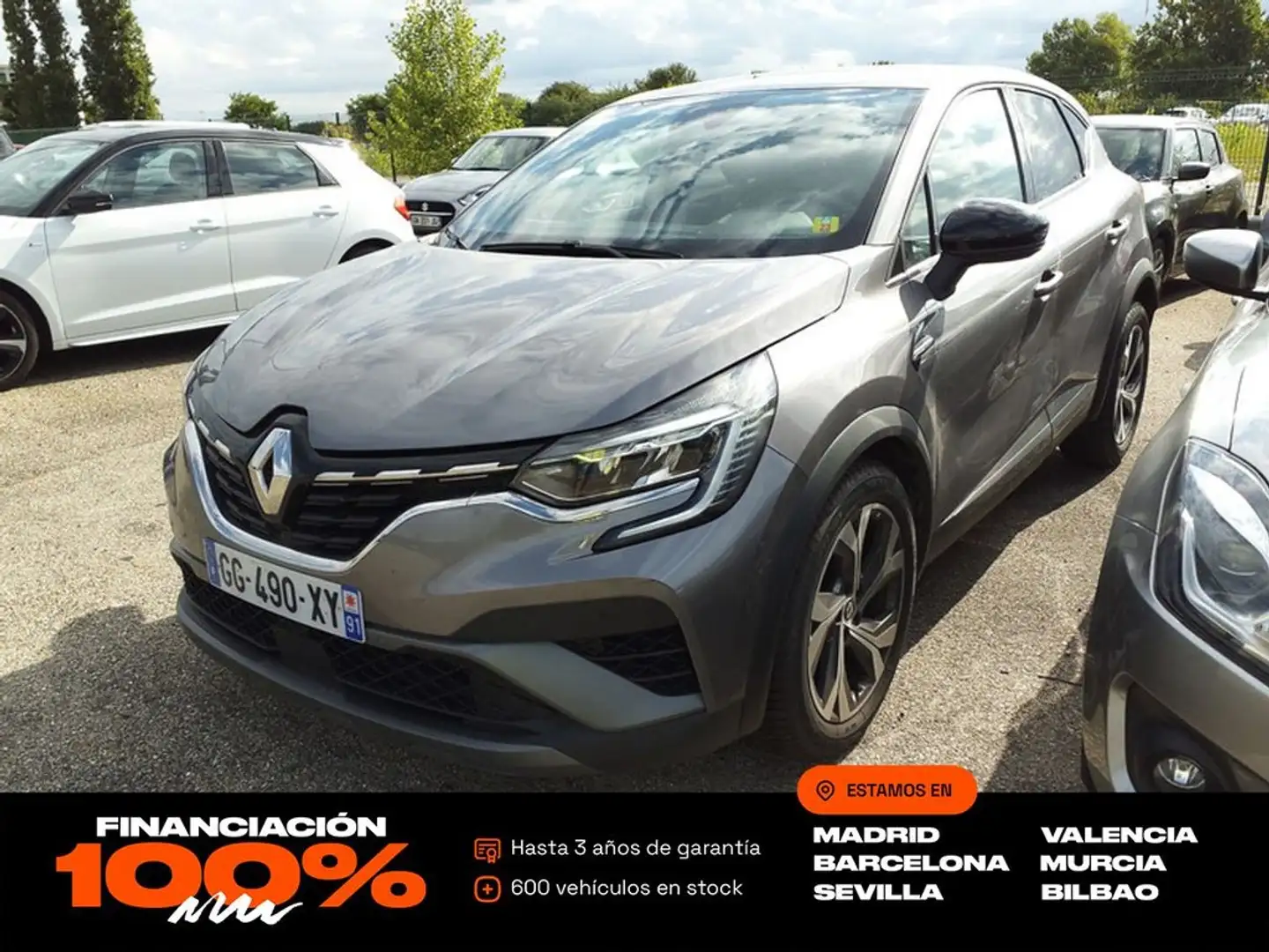 Renault Captur Intens TCe 103kW (140CV) GPF Gris - 1