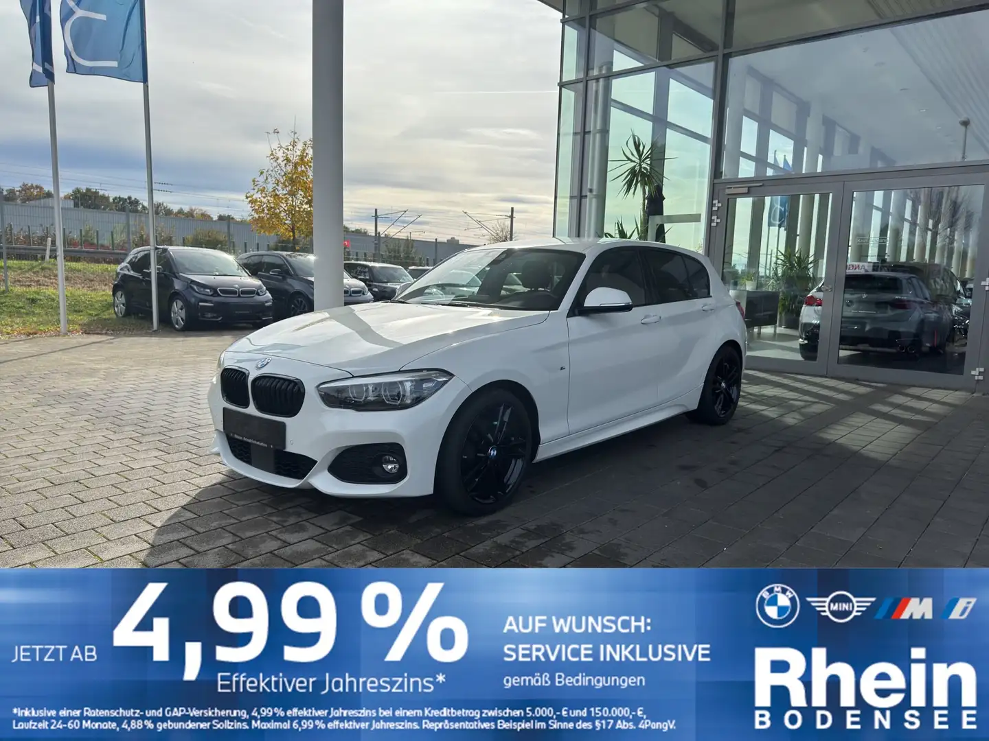 BMW 120 d 5-trg M Sport ACC Lenkradheizung Hifi SH Blanc - 1