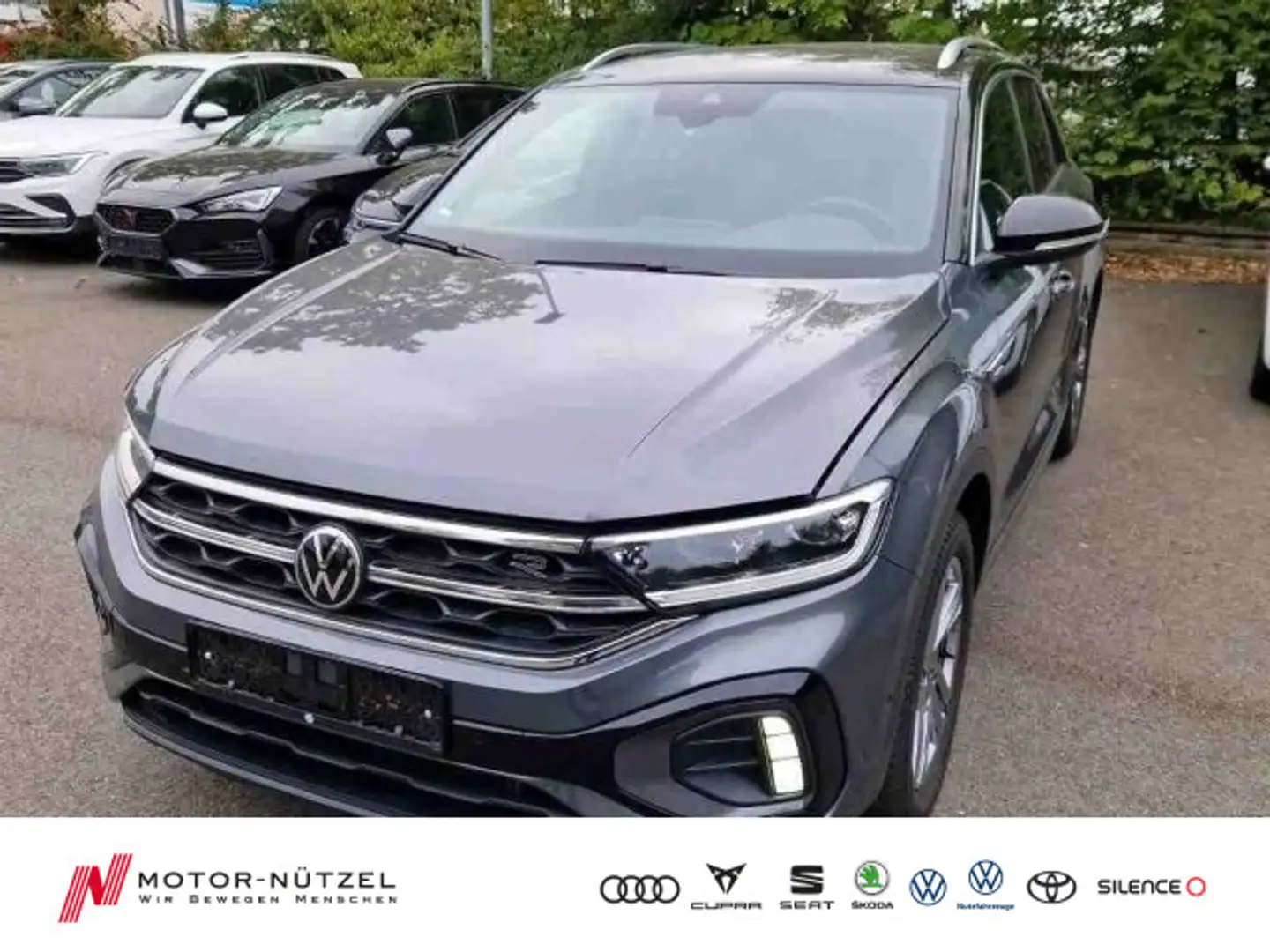 Volkswagen T-Roc 2.0 TDI DSG R-LINE 5JG+LEDplus+NAV+AHK+ACC Grau - 1