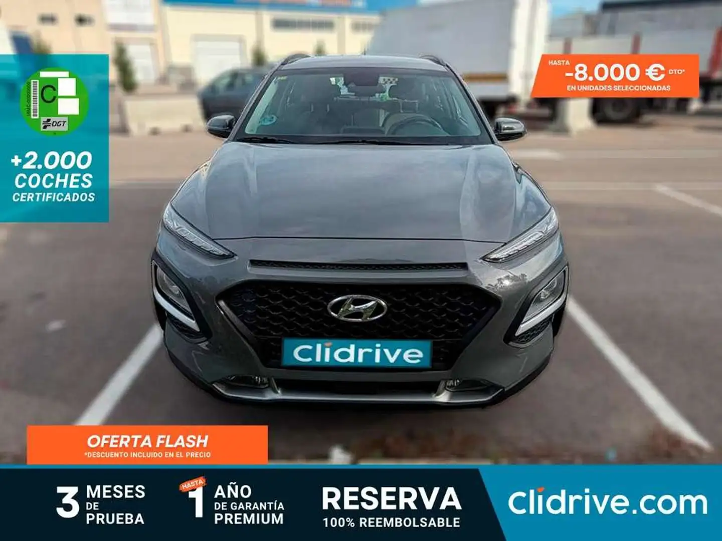 Hyundai KONA 1.0 TGDI SLE 4x2 Gris - 1