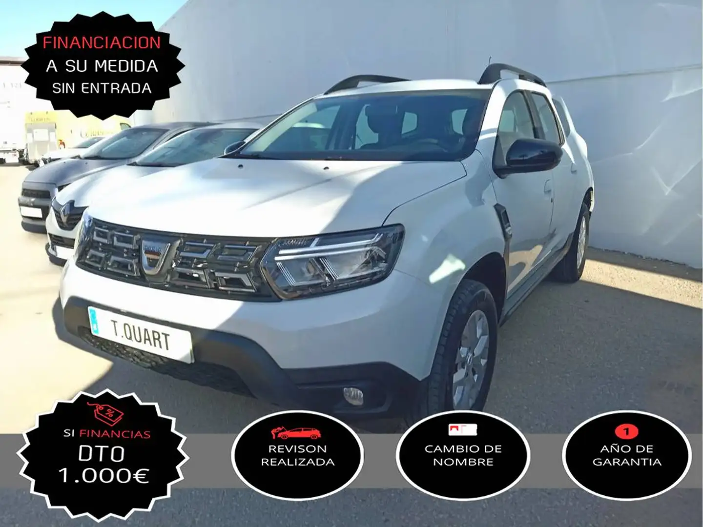 Dacia Duster 1.0 TCe ECO-G Comfort 4x2 74kW Blanc - 1
