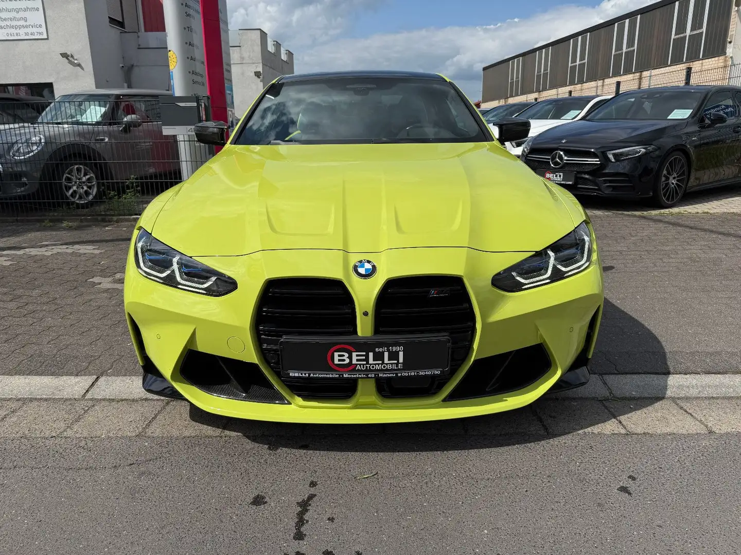 BMW M4 Coupe Competition Carbon FINANZIERUNG Żółty - 2