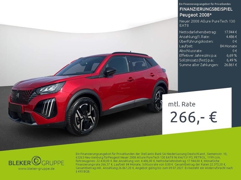 Peugeot 2008 Neuer 2008 Allure PureTech 130 EAT8