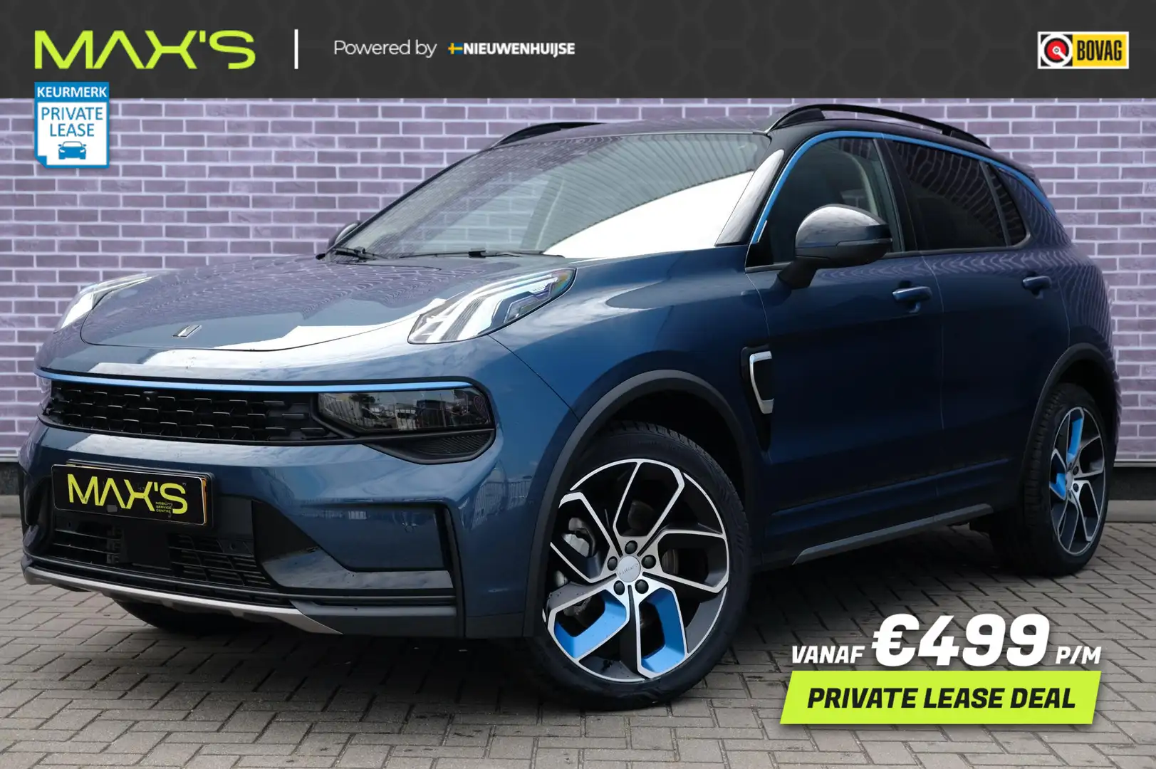 Lynk & Co 01 1.5 PHEV ||| Sportieve en Elegante SUV | Elektrisc Blauw - 1