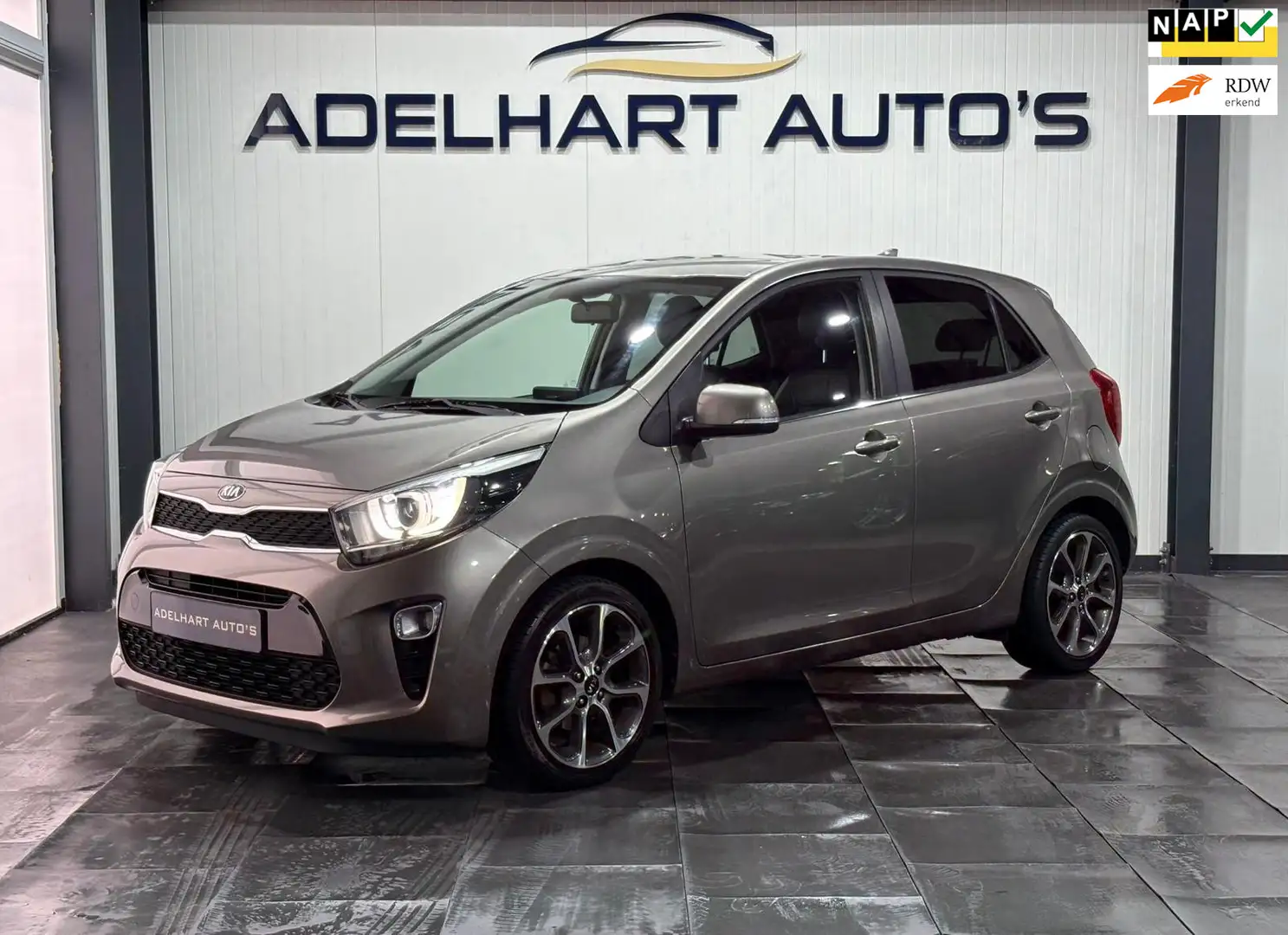Kia Picanto 1.0 CVVT Design Edition / Navigatie full map / Led Grijs - 1