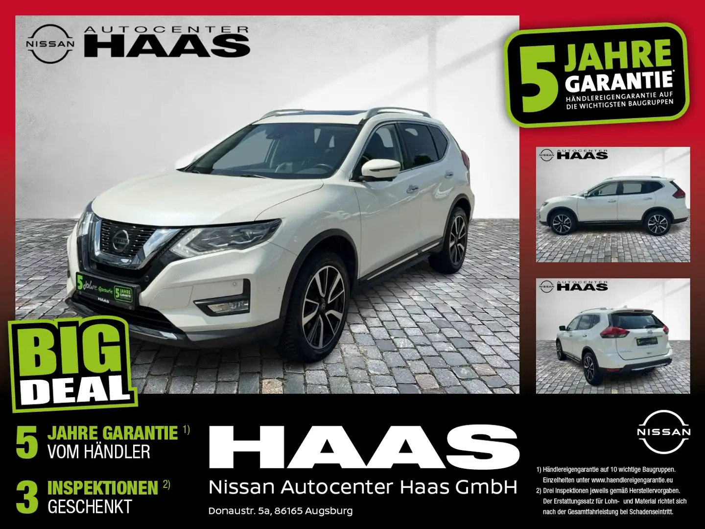 Nissan X-Trail 2.0 dCi Tekna inkl. AHK! Bianco - 1