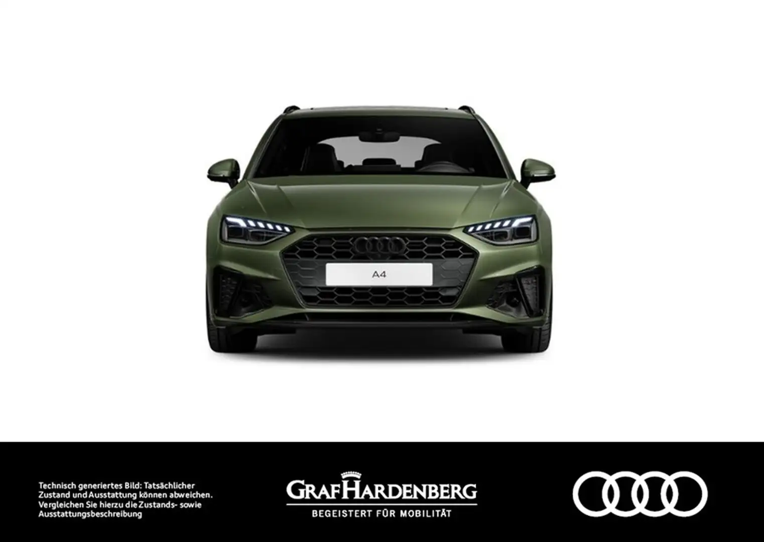 Audi A4 Avant 40 TFSI S line LED Navi Pano ACC Grün - 2