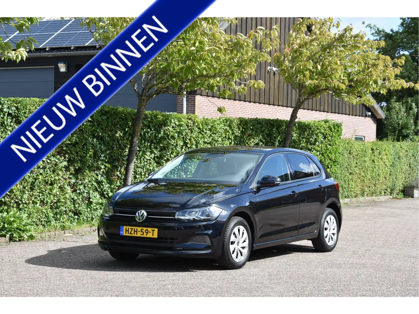 Volkswagen Polo 1.0 TSI DSG virtueel cockpit IQdrive stoelverwarm. Schwarz - 1