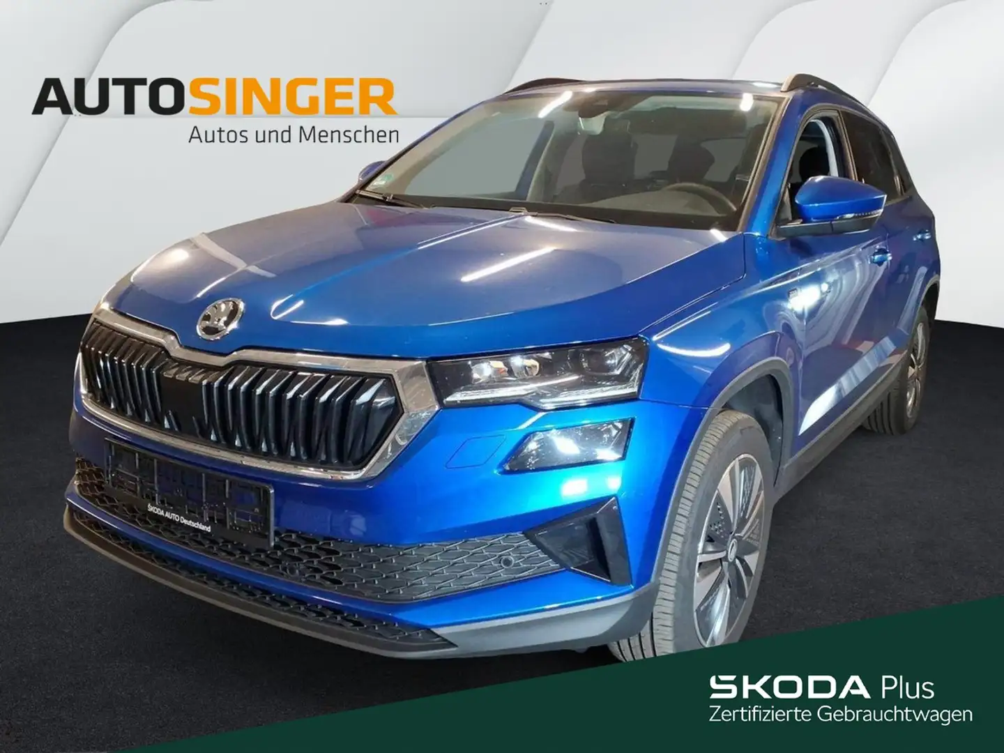 Skoda Karoq Selection 1.5 TSI DSG *AHK*MATRIX*R-CAM* Blauw - 1