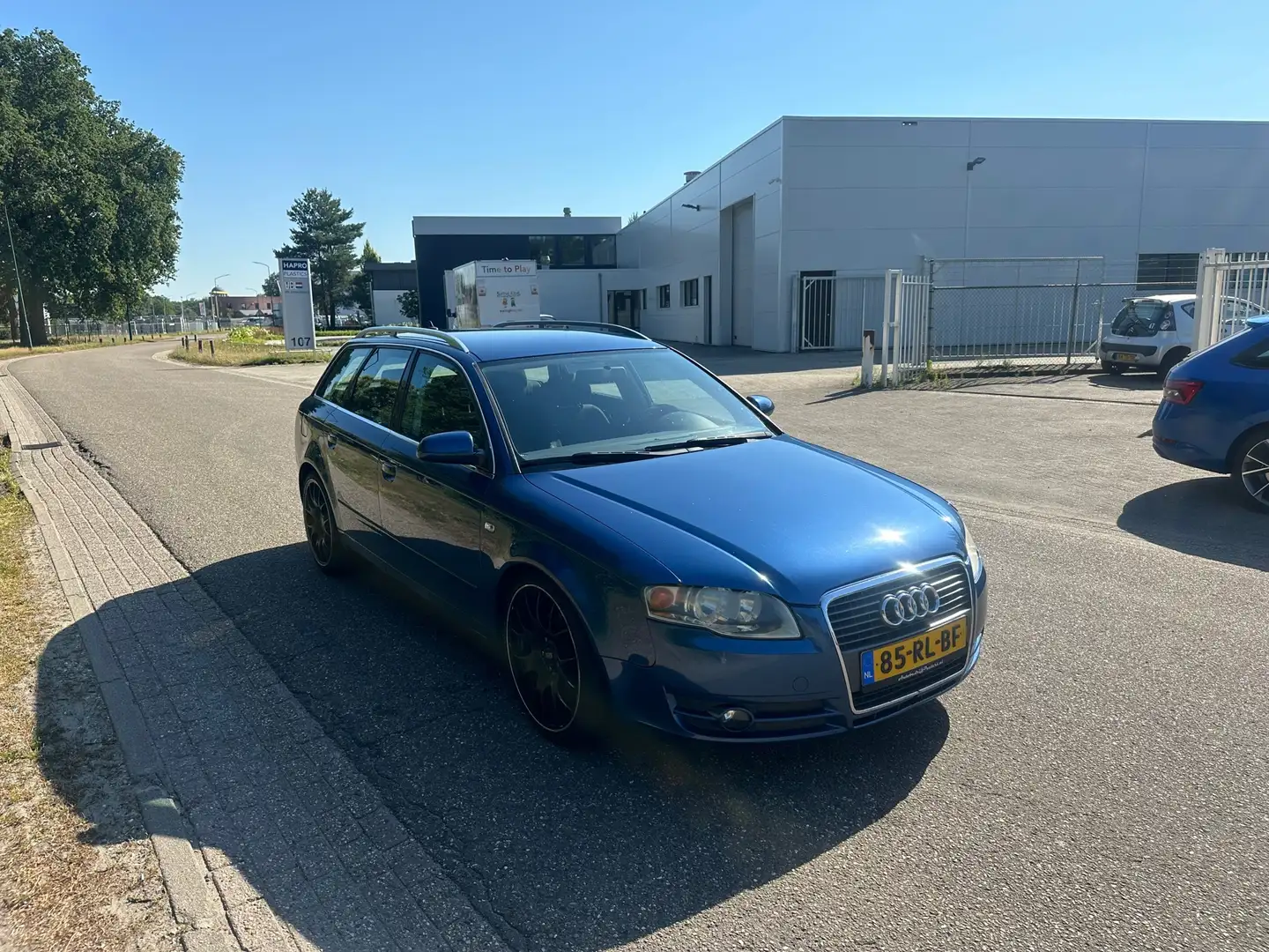Audi A4 Avant 1.8 Turbo Pro Line CLIMA/CRUISE/TREKHAAK/INR Blauw - 2