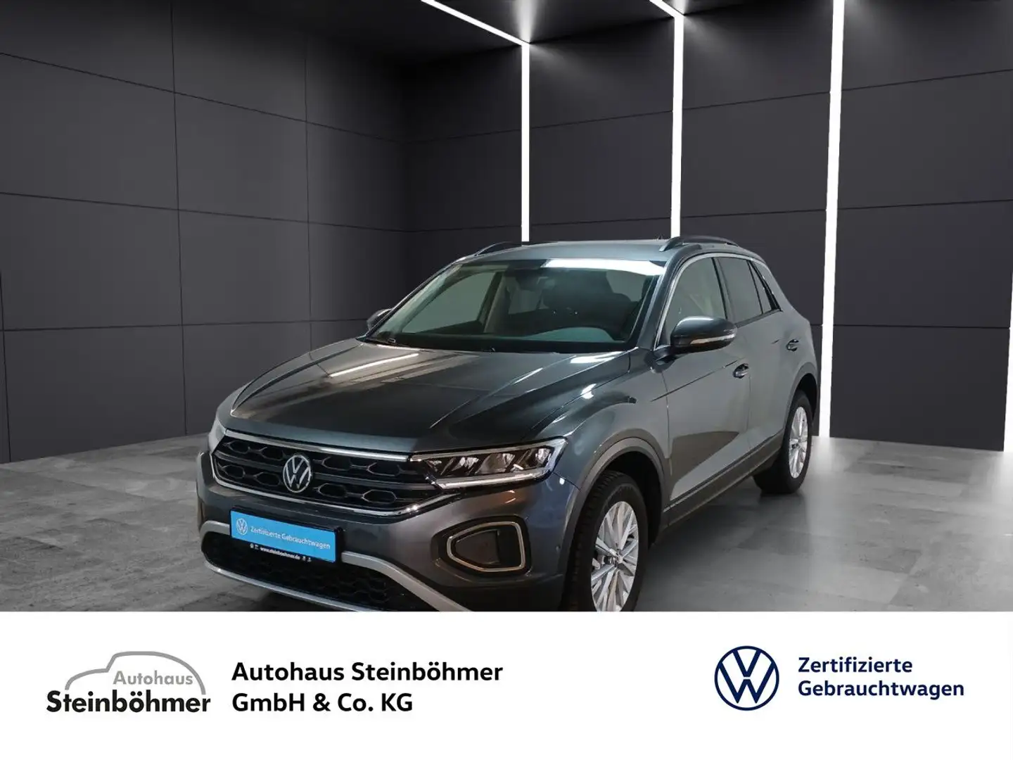 Volkswagen T-Roc Life 1.0TSI Navi LED Dig.Cockpit Sitzhzg. Grigio - 1