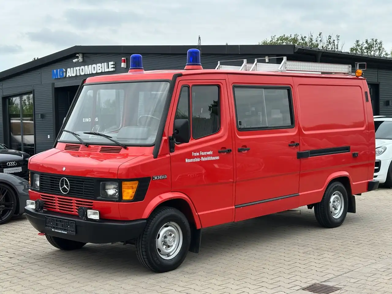 Mercedes-Benz 308 D-KA FEUERWEHR original Zustand ohne Rost, foto 4