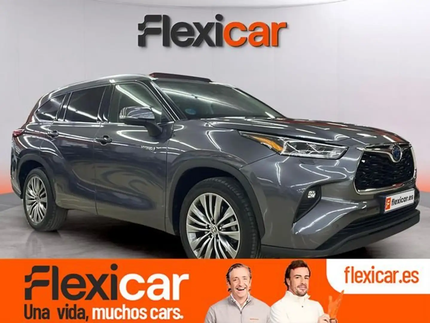 Toyota Highlander 2.5 Advance P. Esp. Techo Panorámico Gris - 1