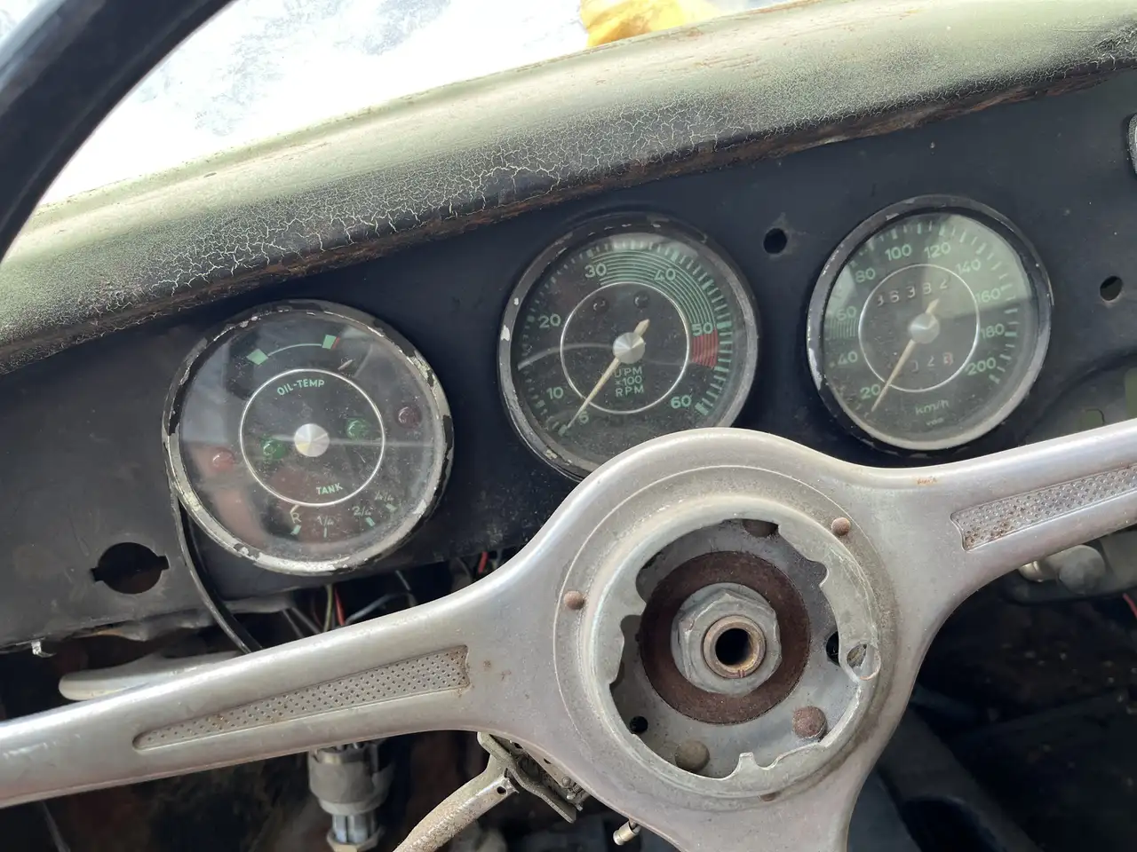 Porsche 356 C Coupe Schiebedach Scheunenfund abg seit 1975, foto 9