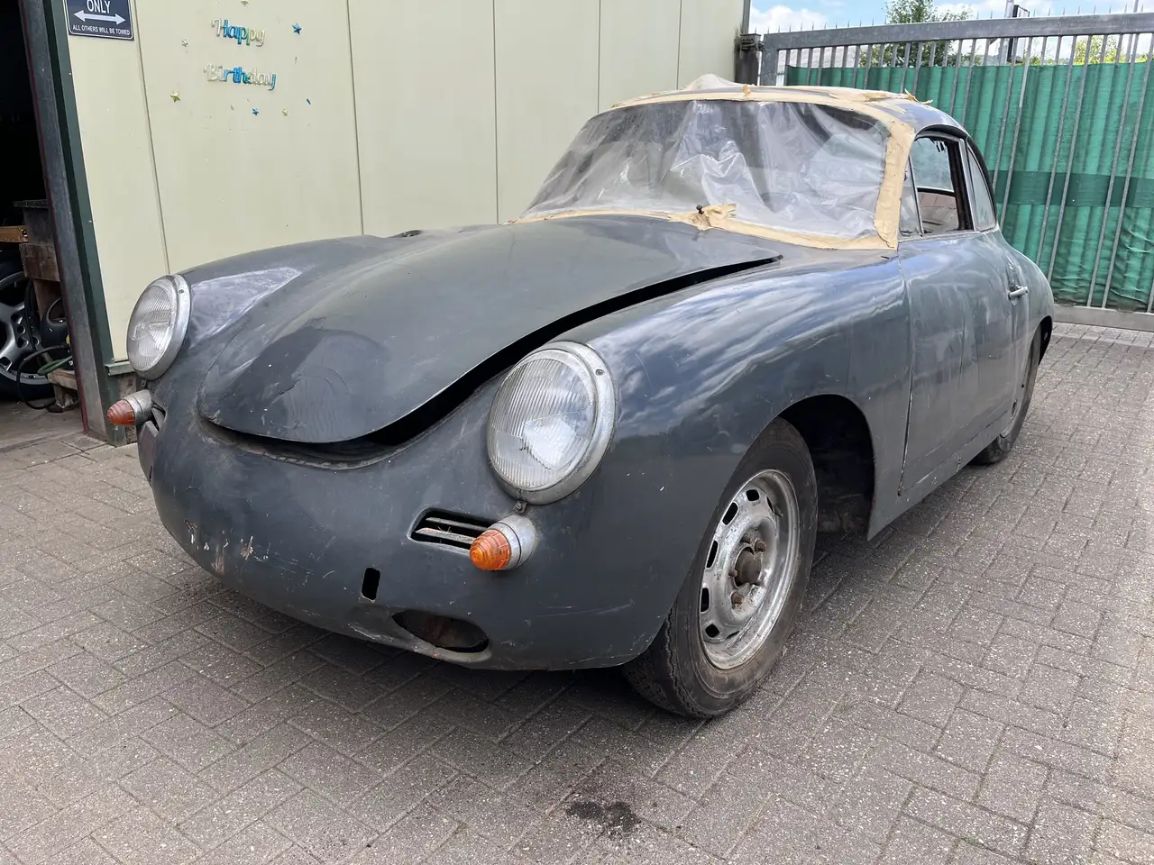 Porsche 356 C Coupe Schiebedach Scheunenfund abg seit 1975, foto 2