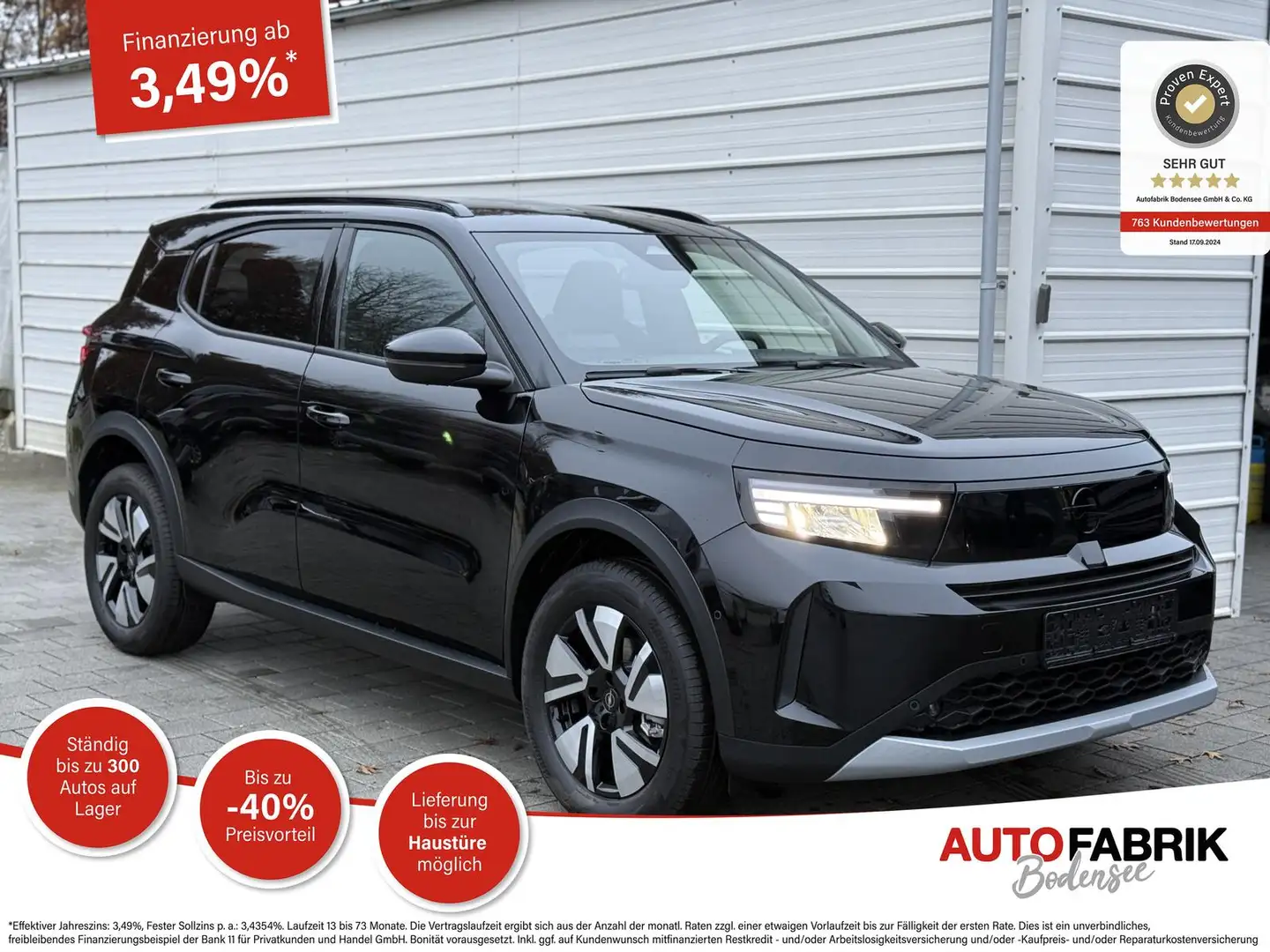 Opel Frontera GS Hybrid 145 PS e-DCT6 *Navi*SHZ*LED*Kamera*Klima Schwarz - 1