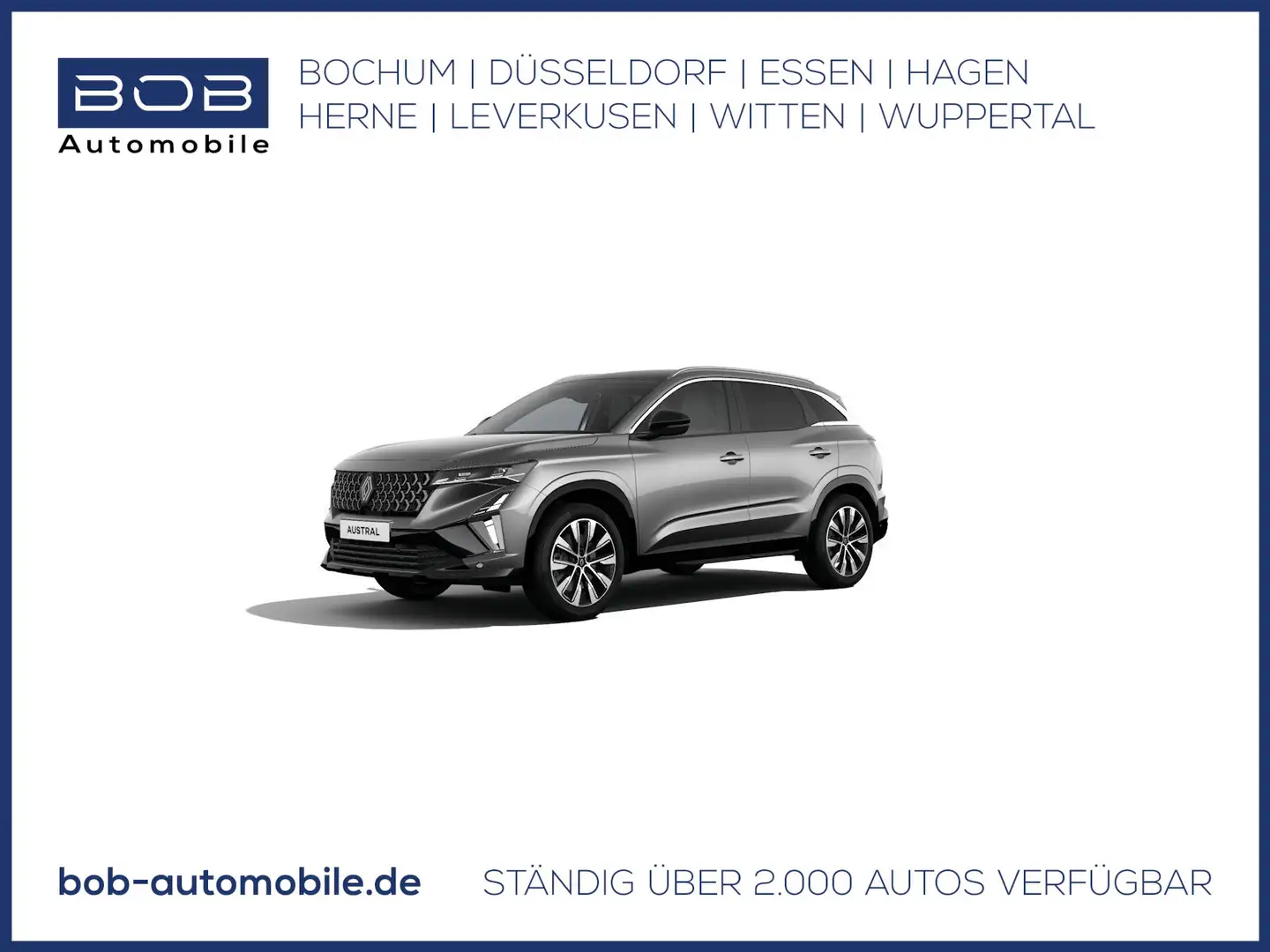 Renault Austral Techno Full Hybrid 200 NAVI SHZ PDC BT Gris - 1