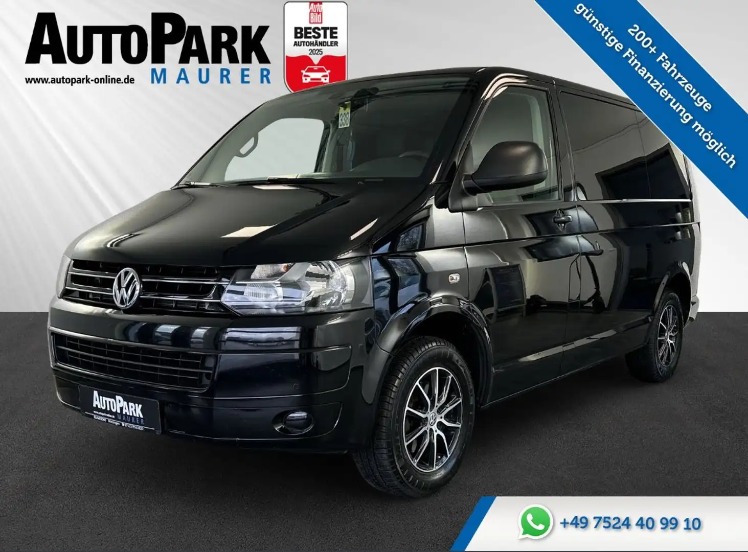 Volkswagen T5 Transporter T5 Multivan*SHD*7 Sitzer*AHK*Standheizung*Navi* Zwart - 1