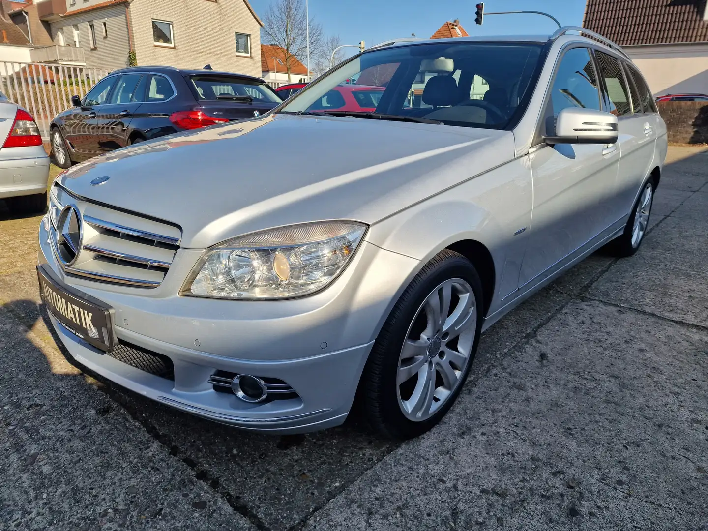 Mercedes-Benz C 200 CDI *2-Hand*Achse-Neu*Automatik*TÜV-06.26*PDC* Silber - 1