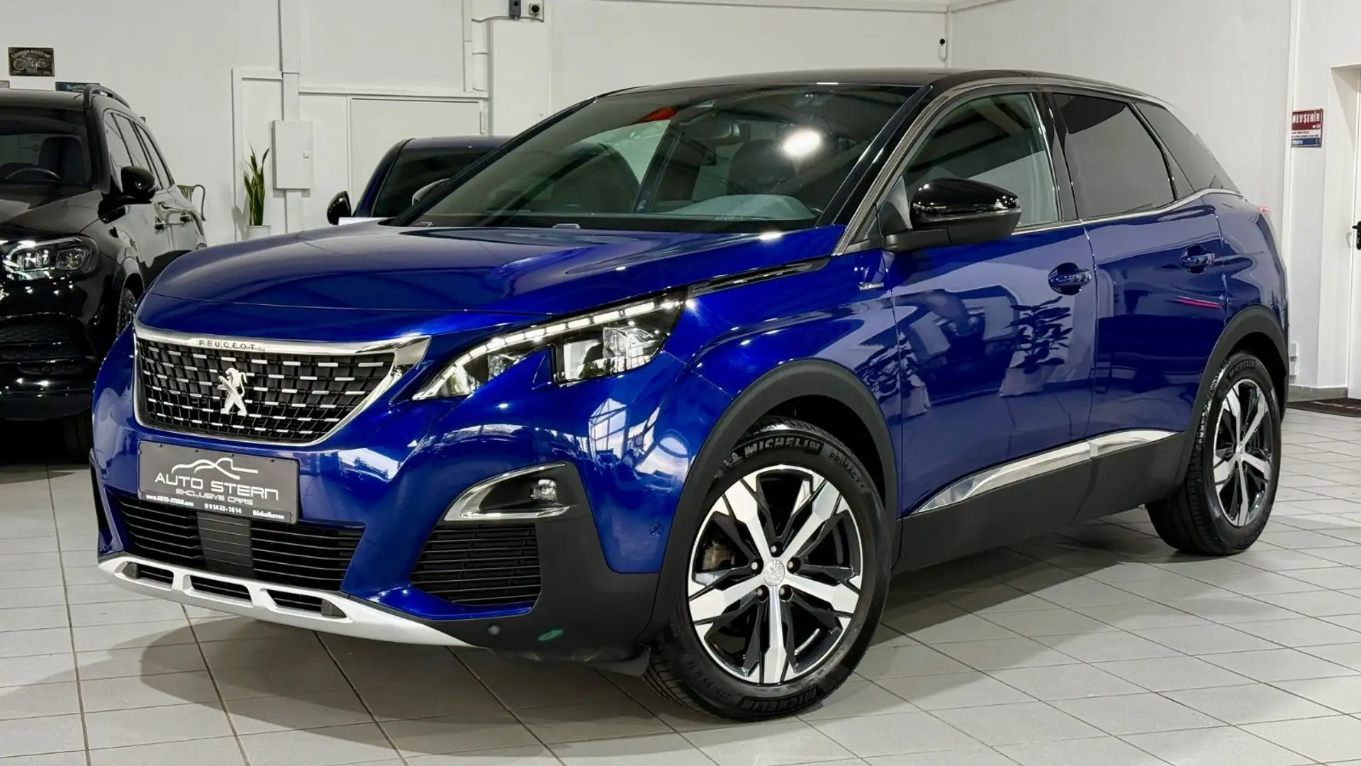Peugeot 3008 Allure 2.0 HDI GT-LINE NAVI LED RCAM GRA Blau - 1