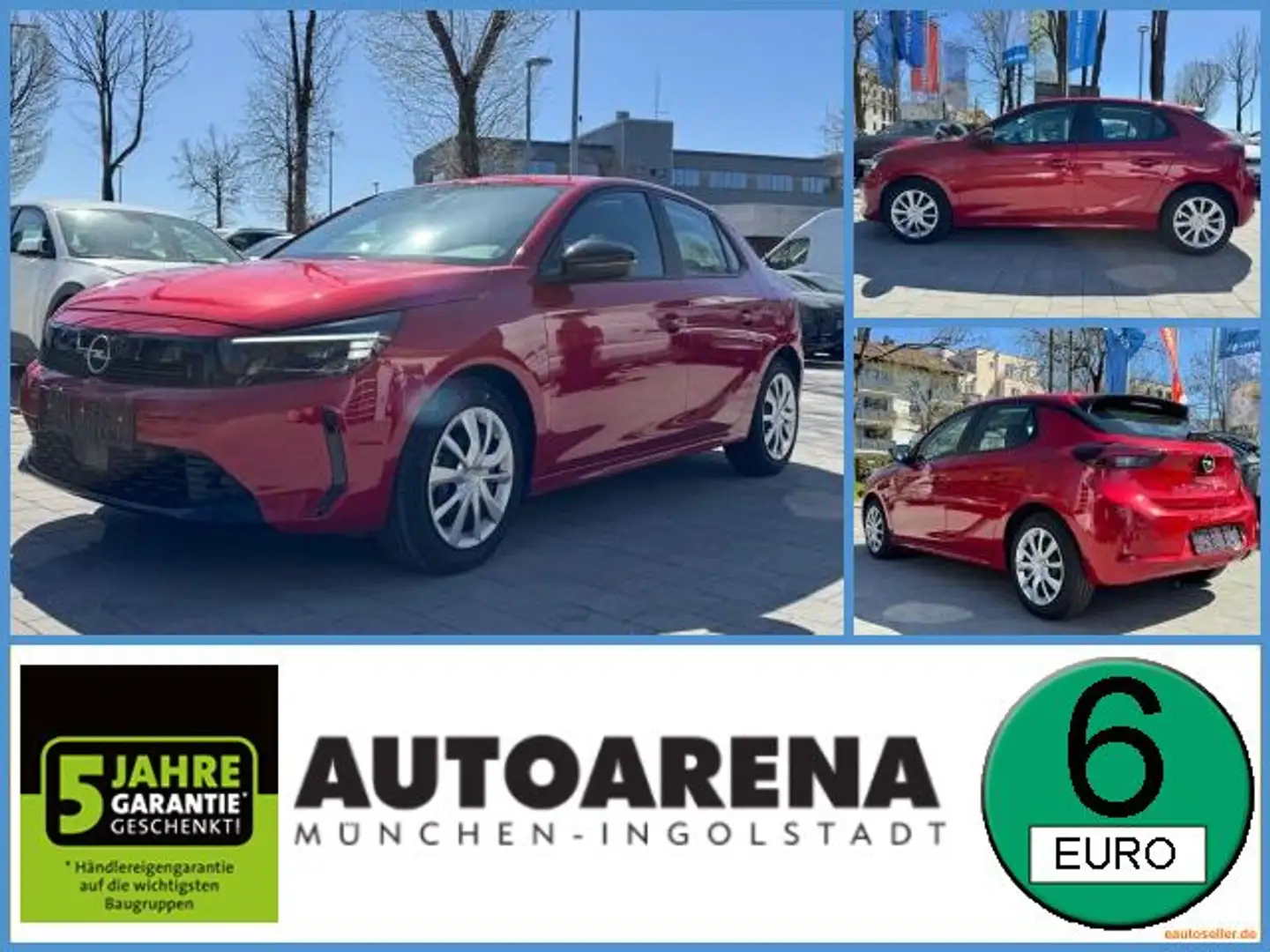 Opel Corsa F 1.2 Apple Carplay,Rückfahrkamera Rosso - 1