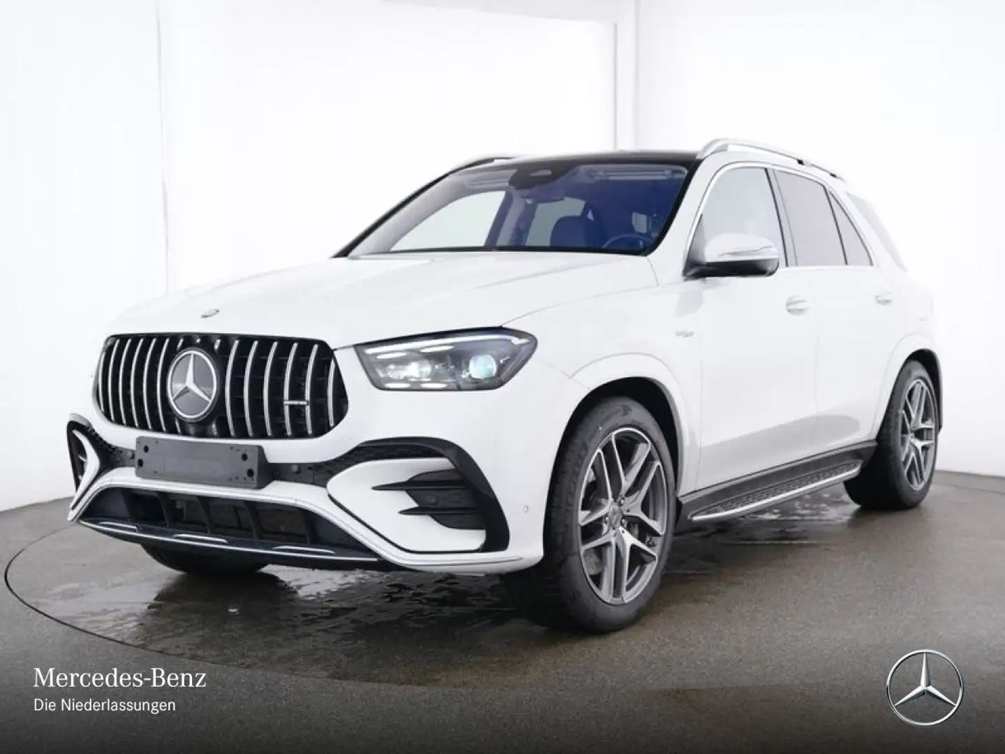 Mercedes-Benz GLE 53 AMG GLE 53 HYBRID 4M PANO+360+AHK+MULTIBEAM+21"+HUD+9G Weiß - 2