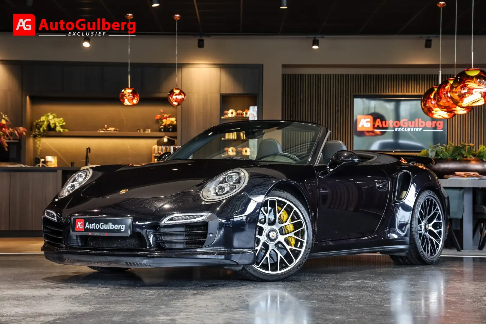 Porsche 991 Cabrio 3.8 Turbo S Orig. VERKOCHT 49000 km! UNIEK! Negro - 1
