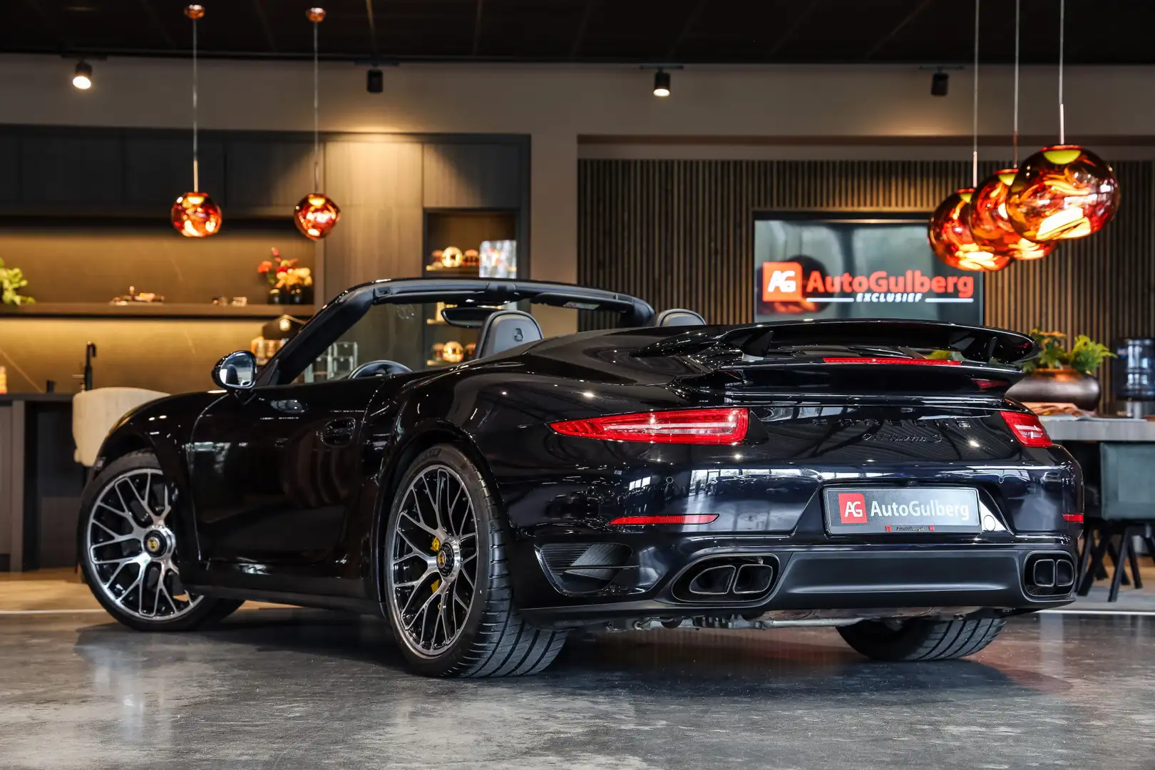 Porsche 991 Cabrio 3.8 Turbo S Orig. VERKOCHT 49000 km! UNIEK! Negro - 2