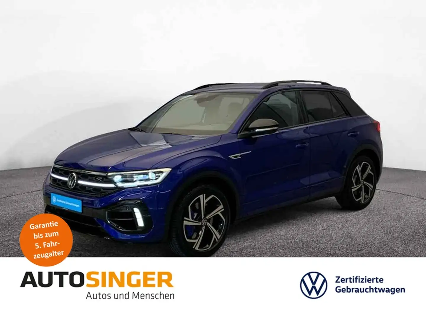 Volkswagen T-Roc R TSI DSG 4M *IQ-L*AHK*ACC*NAVI*R-CAM*SHZ* Blau - 1