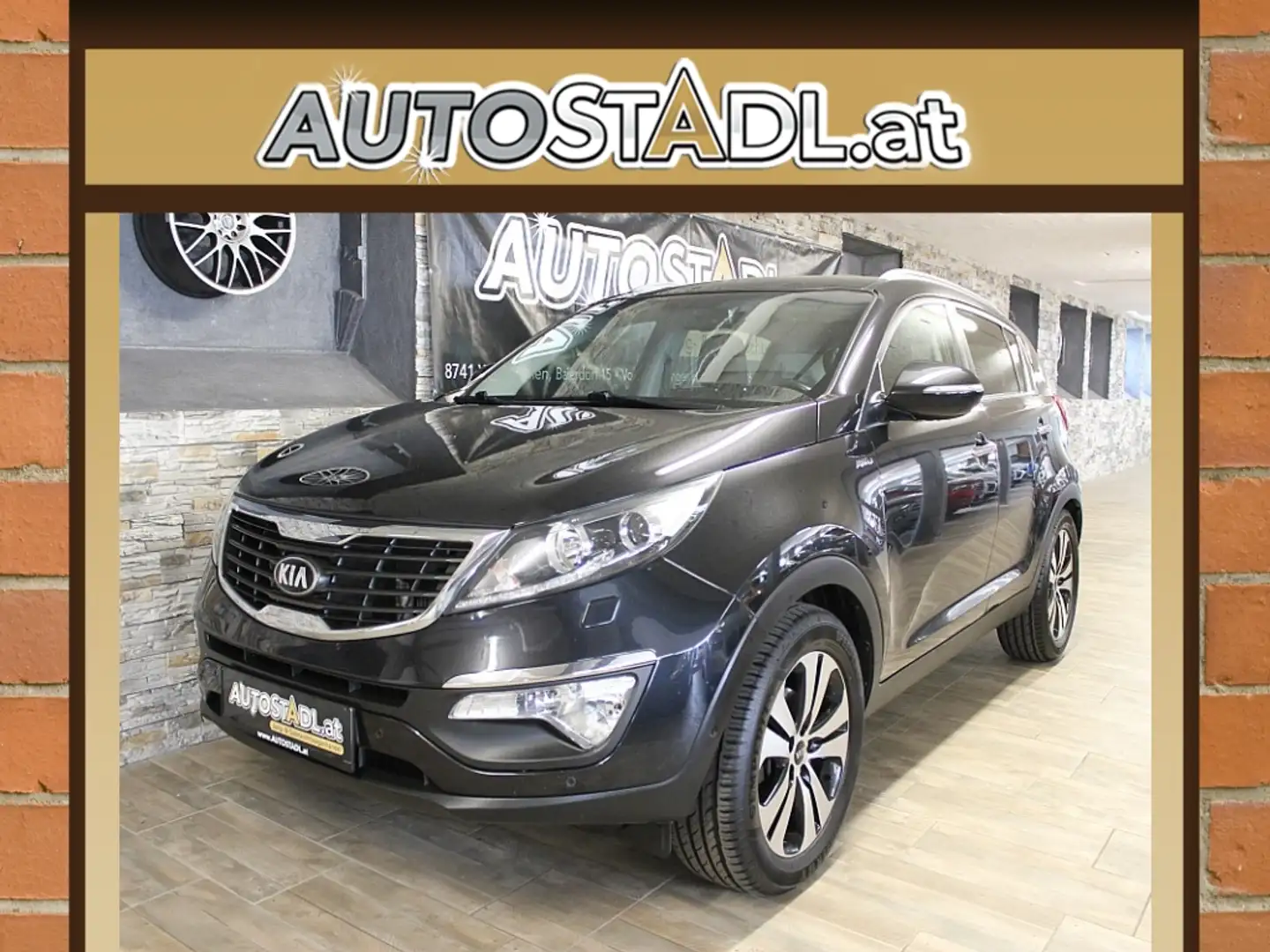 Kia Sportage Active Pro 2,0 CRDi 4WD DPF Aut. Zwart - 1