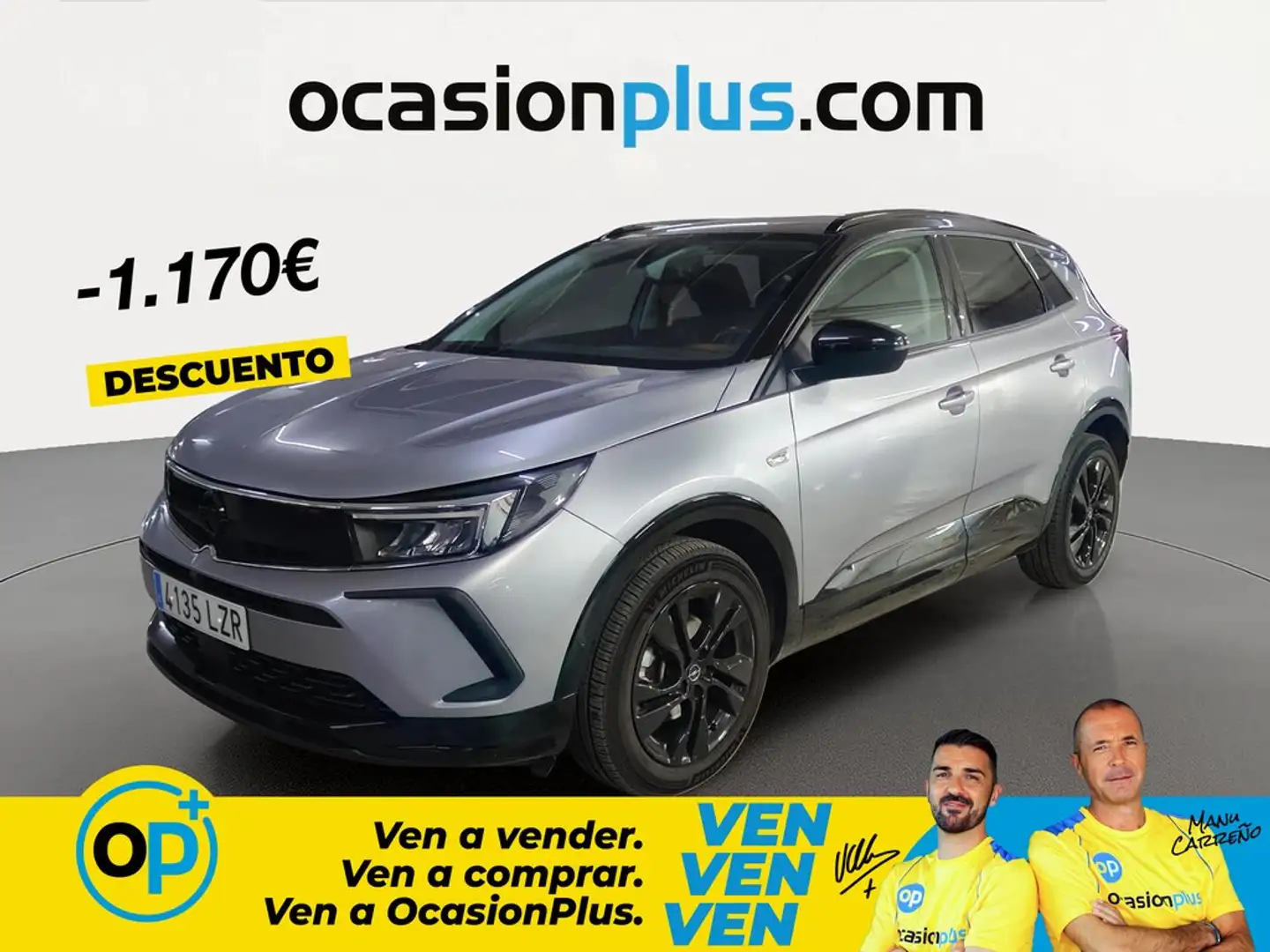 Opel Grandland 1.2T S&S GS Line 130 Gris - 1