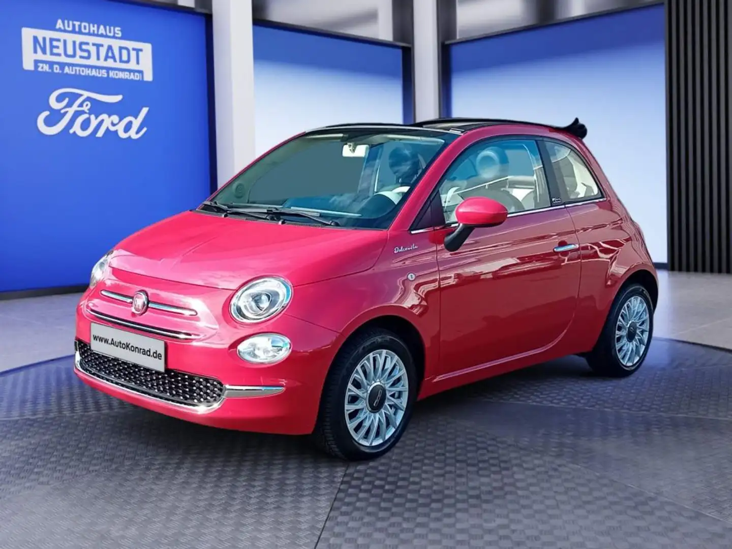 Fiat 500 C 1.0 GSE Hybrid Dolcevita *KomfortPk* Rood - 1