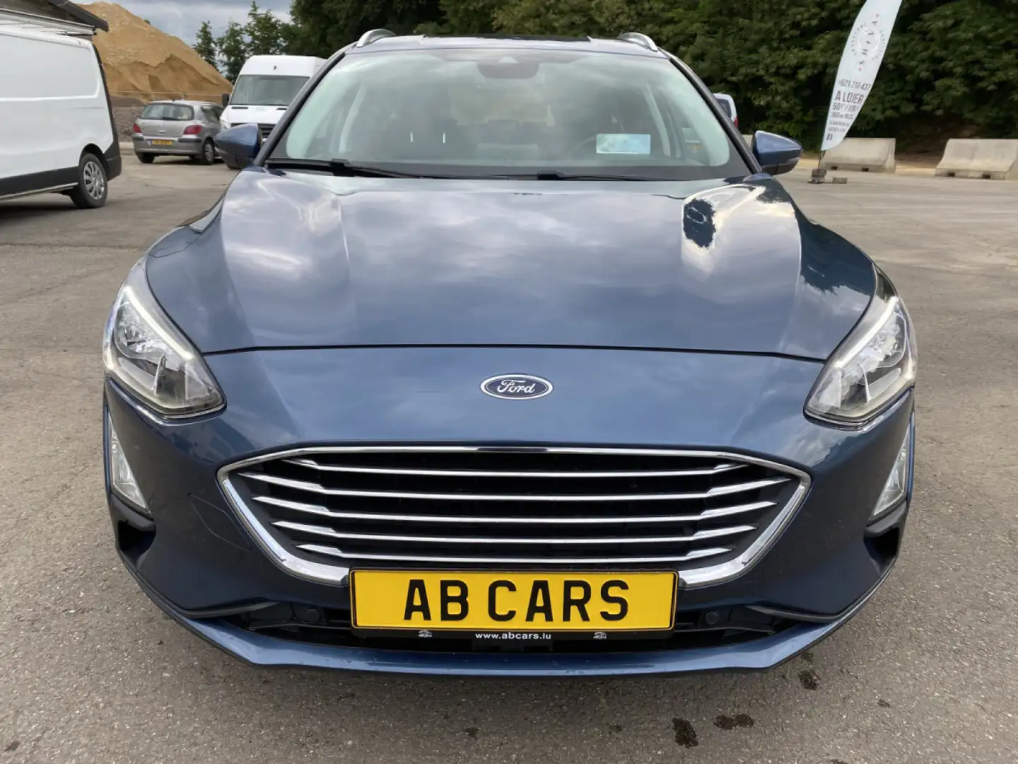 Ford Focus 1,5d EcoBlue 120cv Titanium Pack Head Up & B&O AHK Bleu - 2