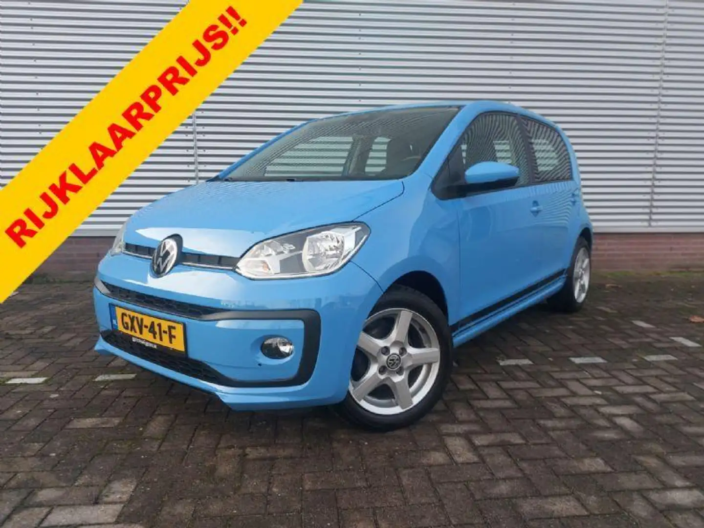 Volkswagen up! 1.0 BMT take up!, airco ,lane assist,cruisecontrol Blauw - 1