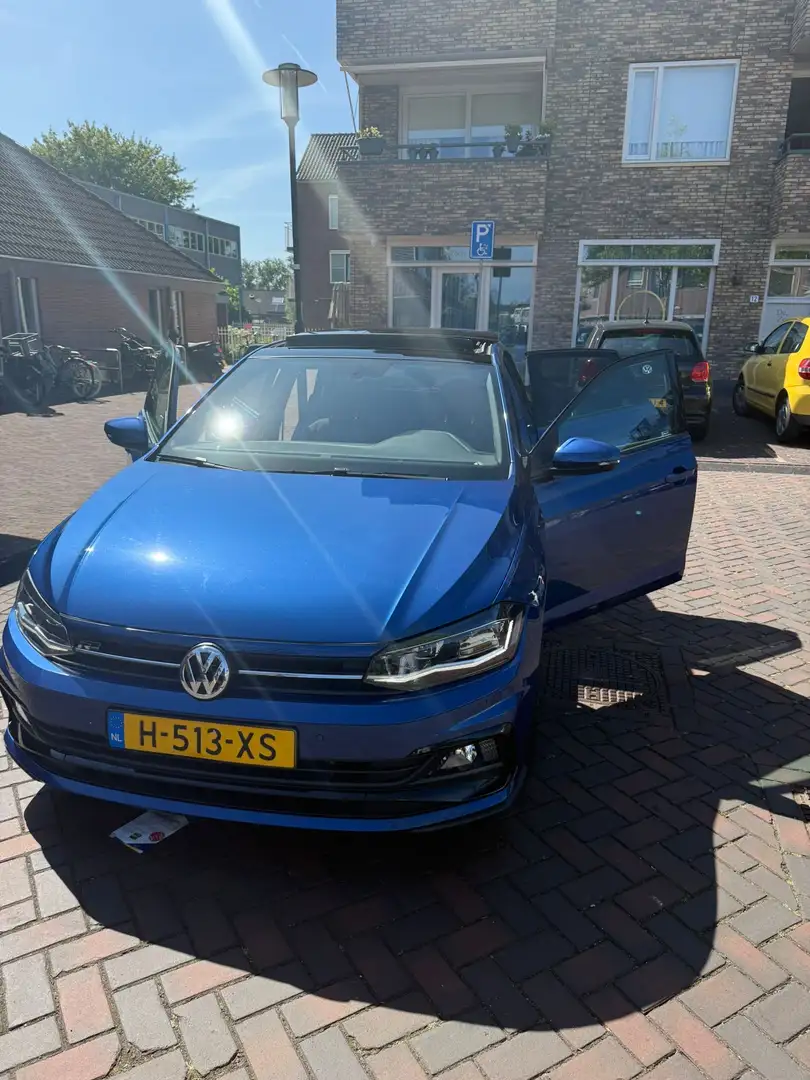 Volkswagen Polo 1.0 TSI Highl buisnis 2x R-line Blauw - 2