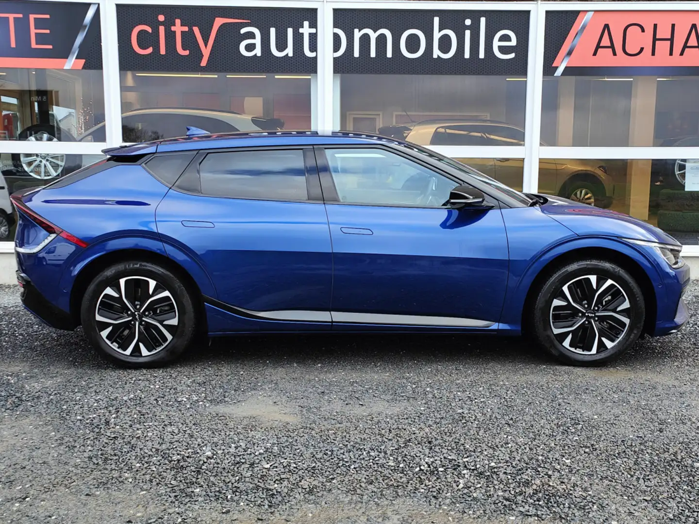 Kia EV6 GT-LINE 77.4KW CARPLAY CAMERA 360° SIEGES CHAUFF Blauw - 2