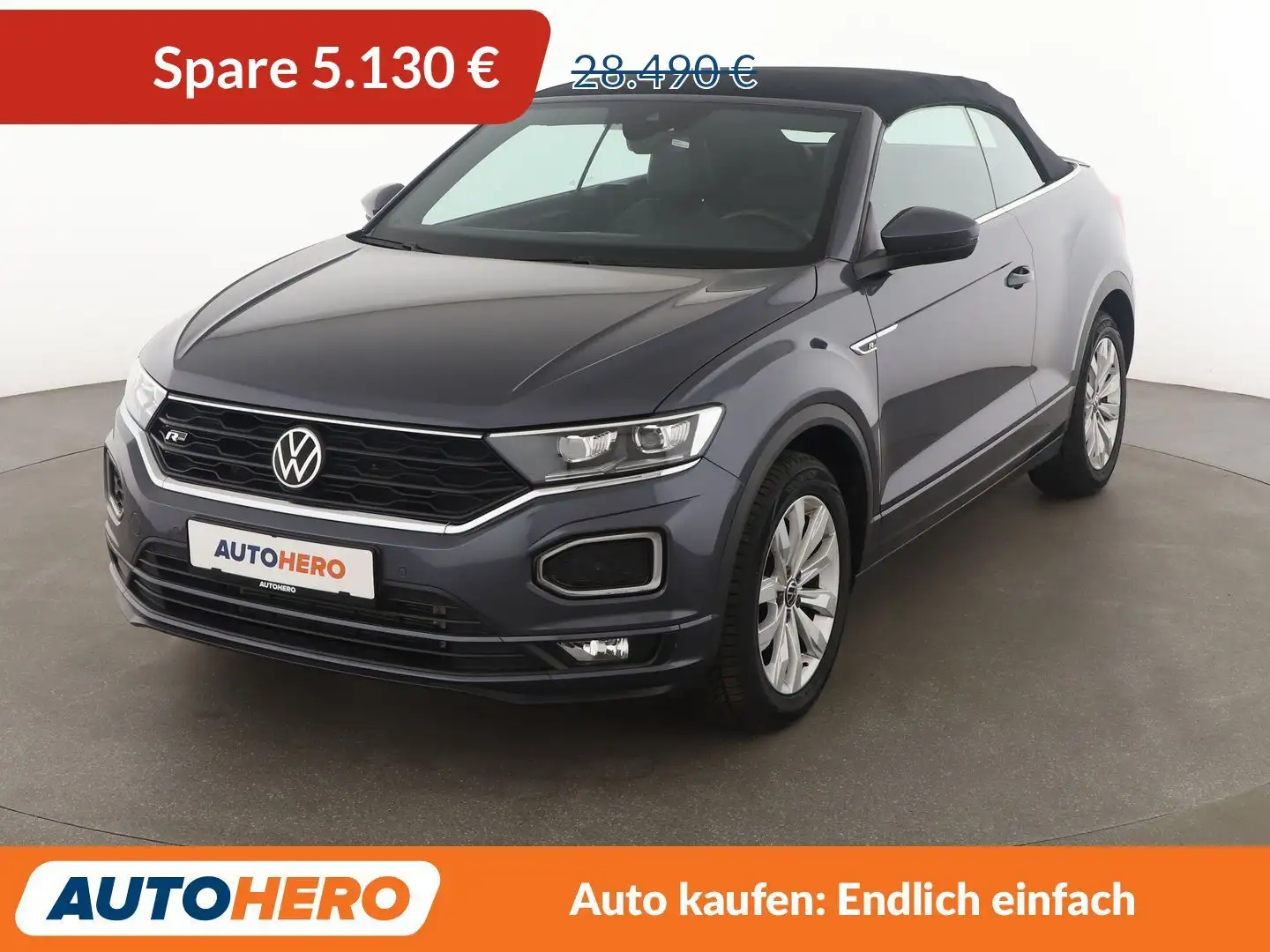 Volkswagen T-Roc 1.5 TSI ACT R-Line Aut.*LED*ACC*PDC*LANE* Grau - 1