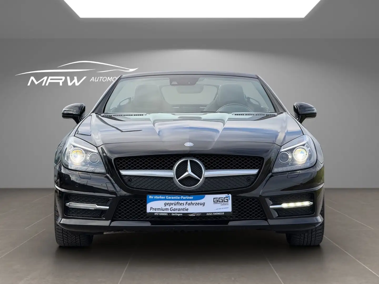 Mercedes-Benz SLK 200 AMG BI XENON LEDER AIRSCARF NAVI 1. HAND Schwarz - 2