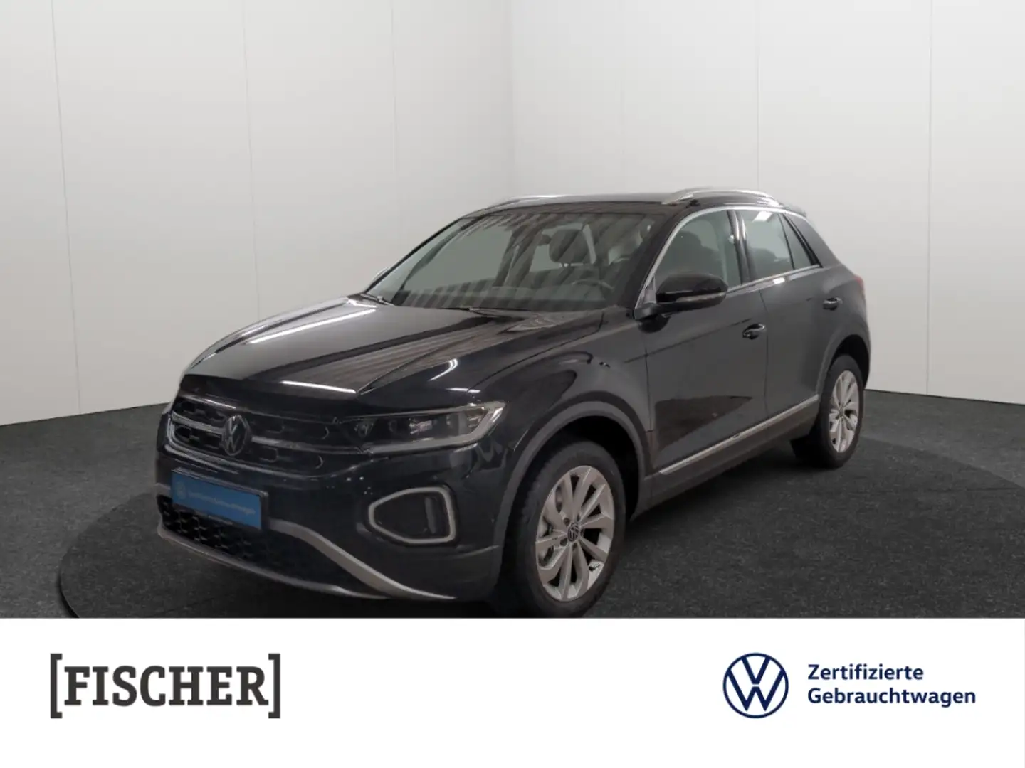 Volkswagen T-Roc 1.5TSI Style LED-Plus Navi AHK Rear View Schwarz - 1