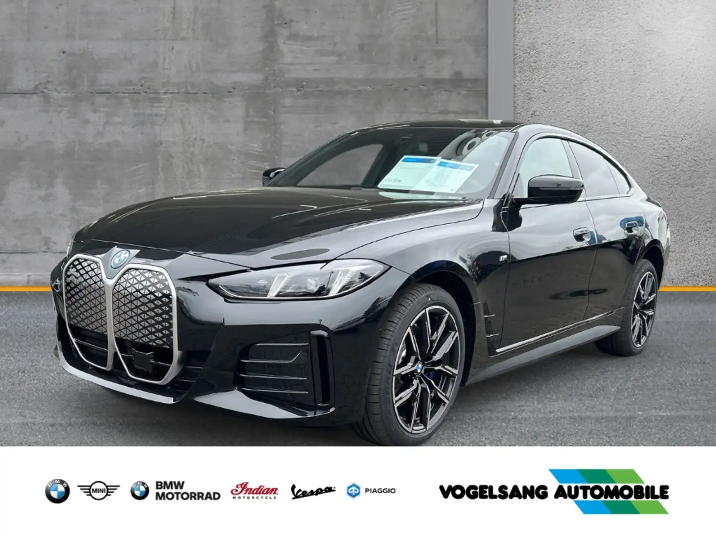 BMW i4 40 eDrive M Sport Gran Coupe e EDRIVE40 Park-Assis Zwart - 1