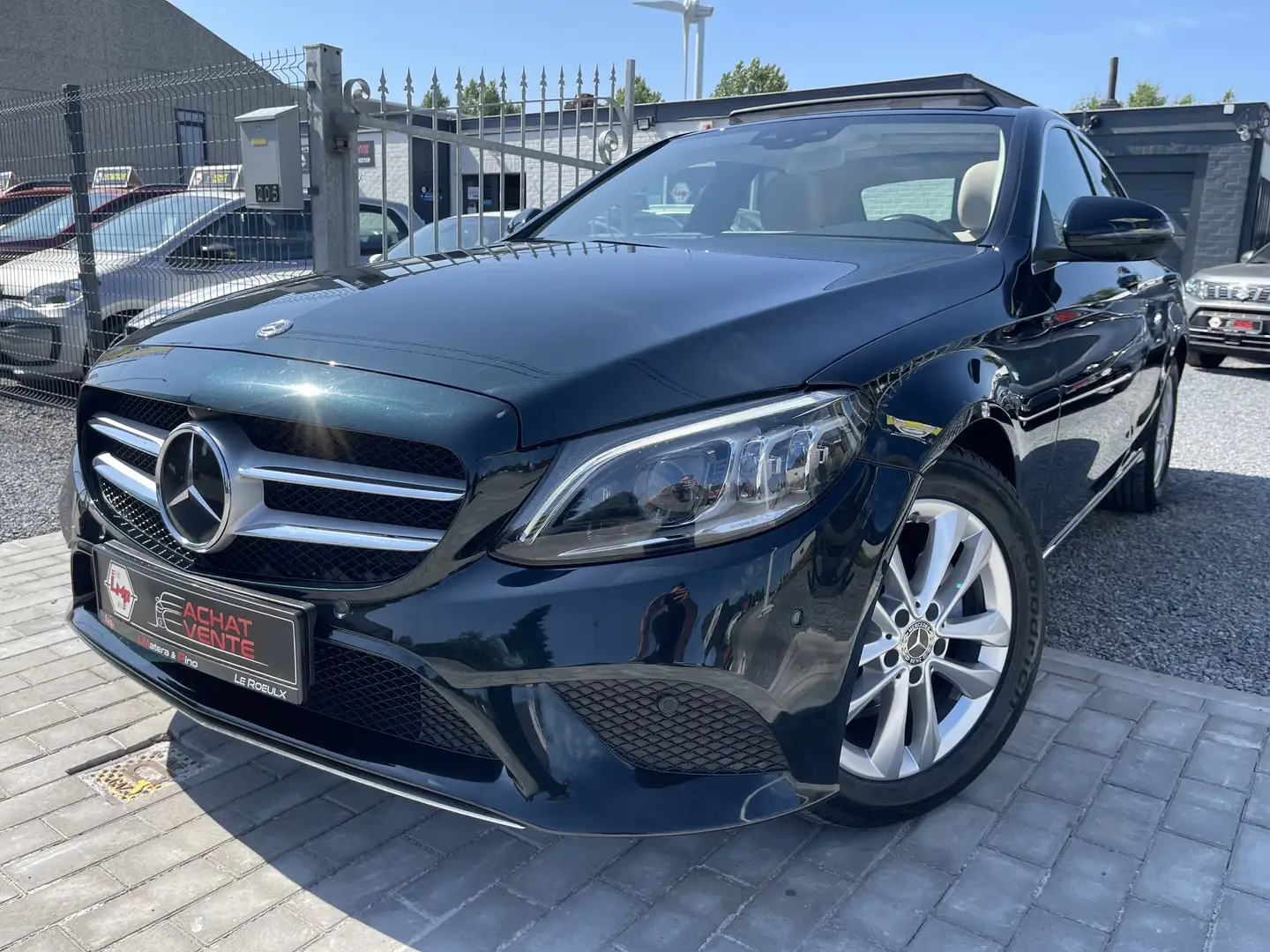 Mercedes-Benz C 180 Cuir-Toit Pano-Automat🔝38.100 km🔝 Grün - 1