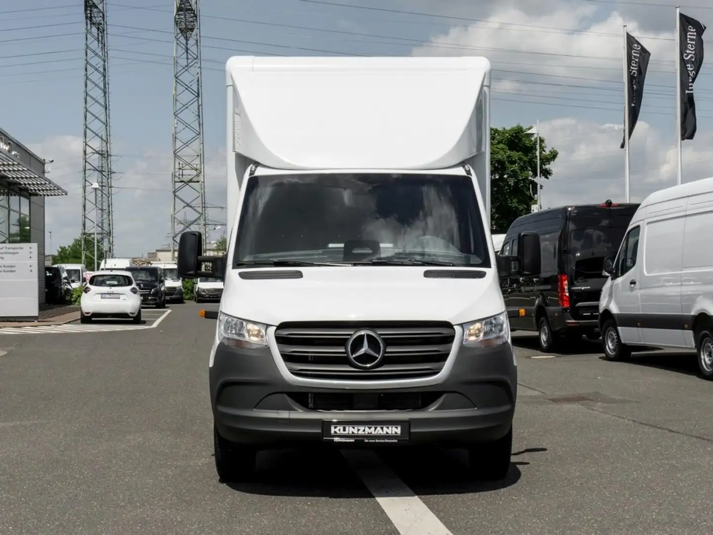 Mercedes-Benz Sprinter 317 CDI Koffer MBUX Navi Totwinkel Klima Blanc - 2