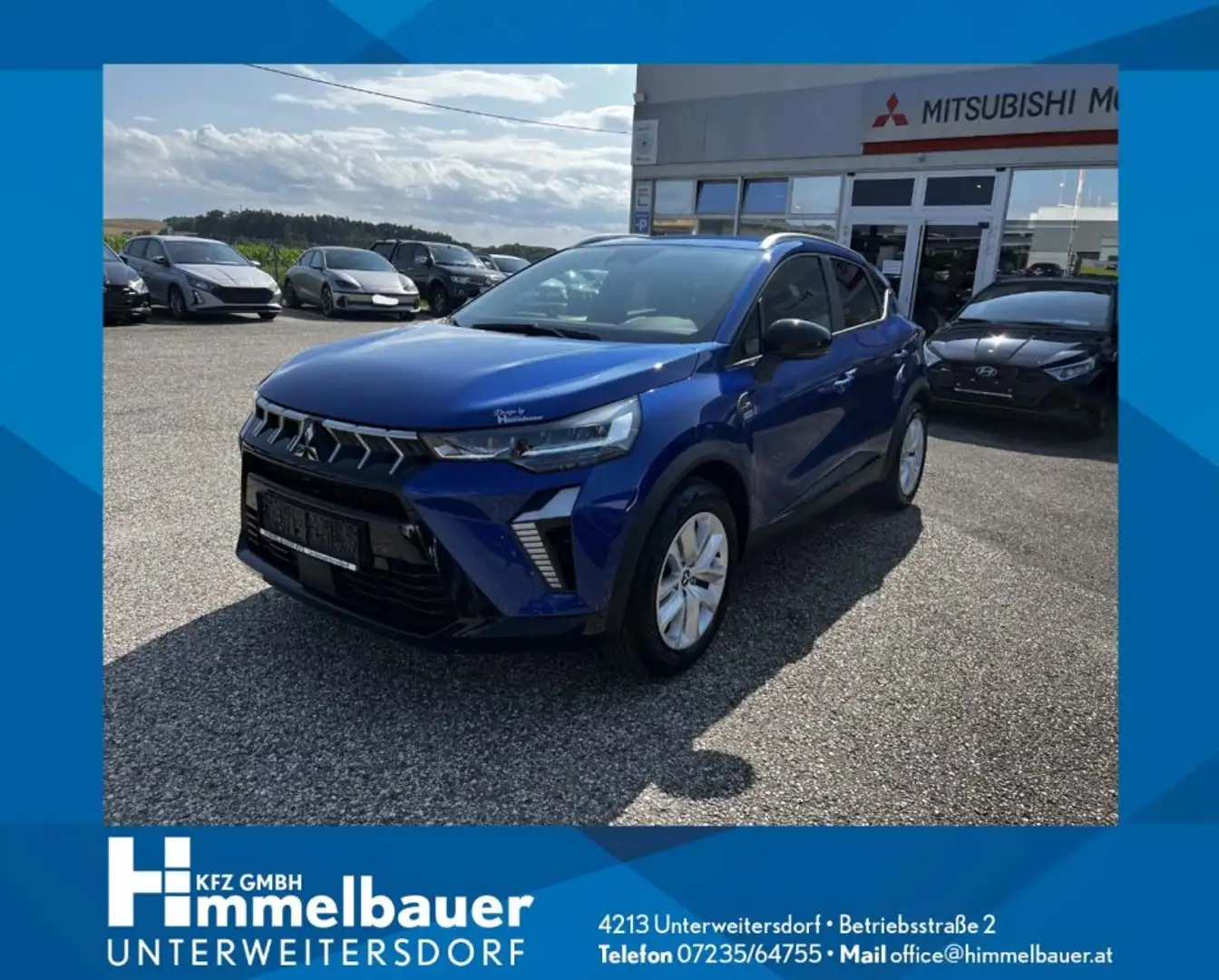 Mitsubishi ASX 1,0 Petrol Invite S+C 25 incl. Winterräder Blau - 1