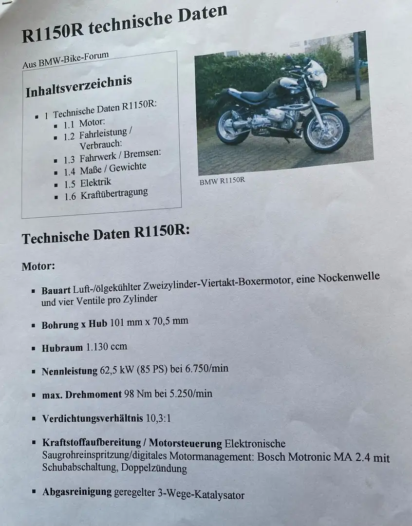 BMW R 1150 R Negru - 1