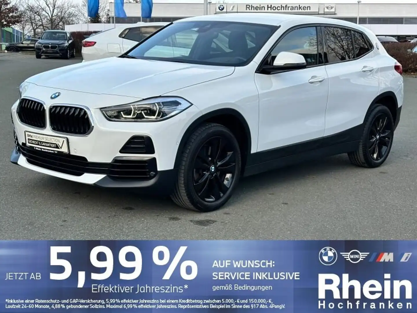 BMW X2 sDrive20i Advantage LED NAVI HiFi LORDOSE Weiß - 1