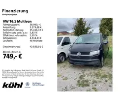 Volkswagen T6 Multivan 2.0 TDI DSG 7. Sitzer Family