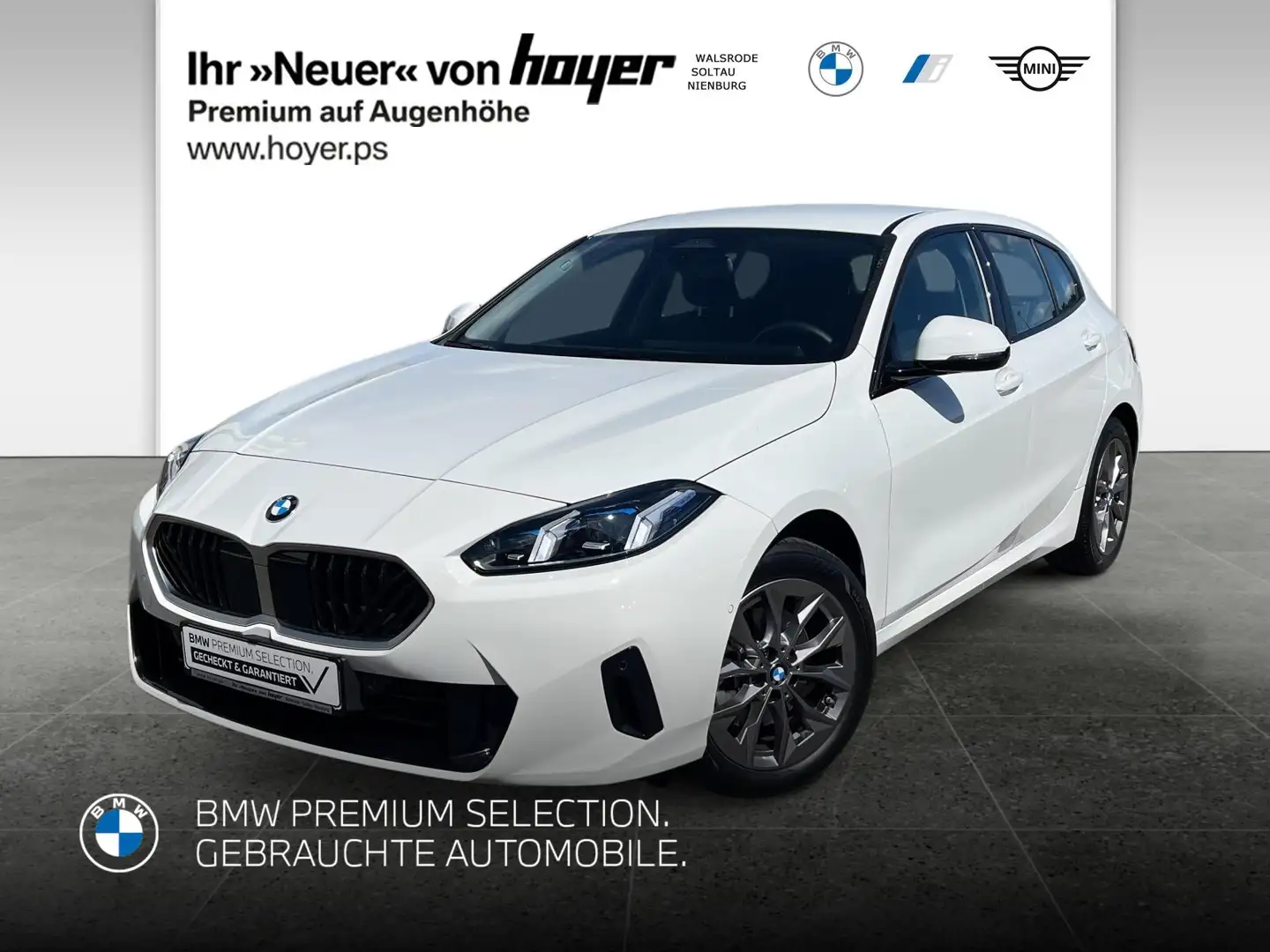 BMW 118 d Hatch DAB LED RFK Komfortzg. Parkassistent Weiß - 1
