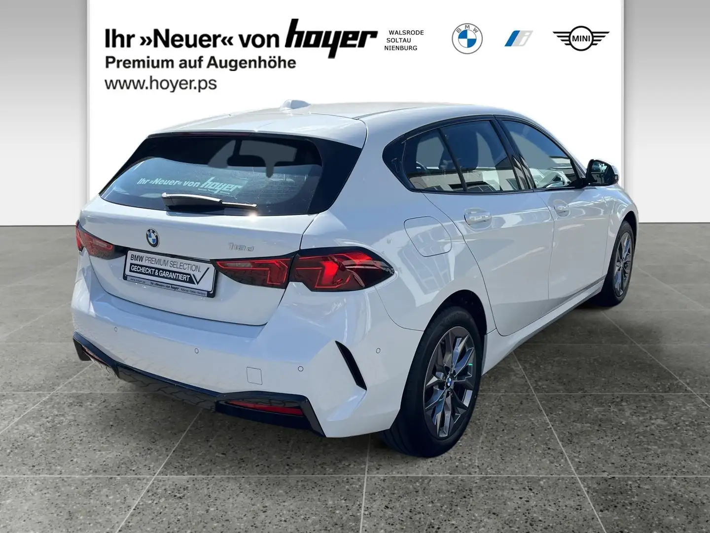 BMW 118 d Hatch DAB LED RFK Komfortzg. Parkassistent Weiß - 2