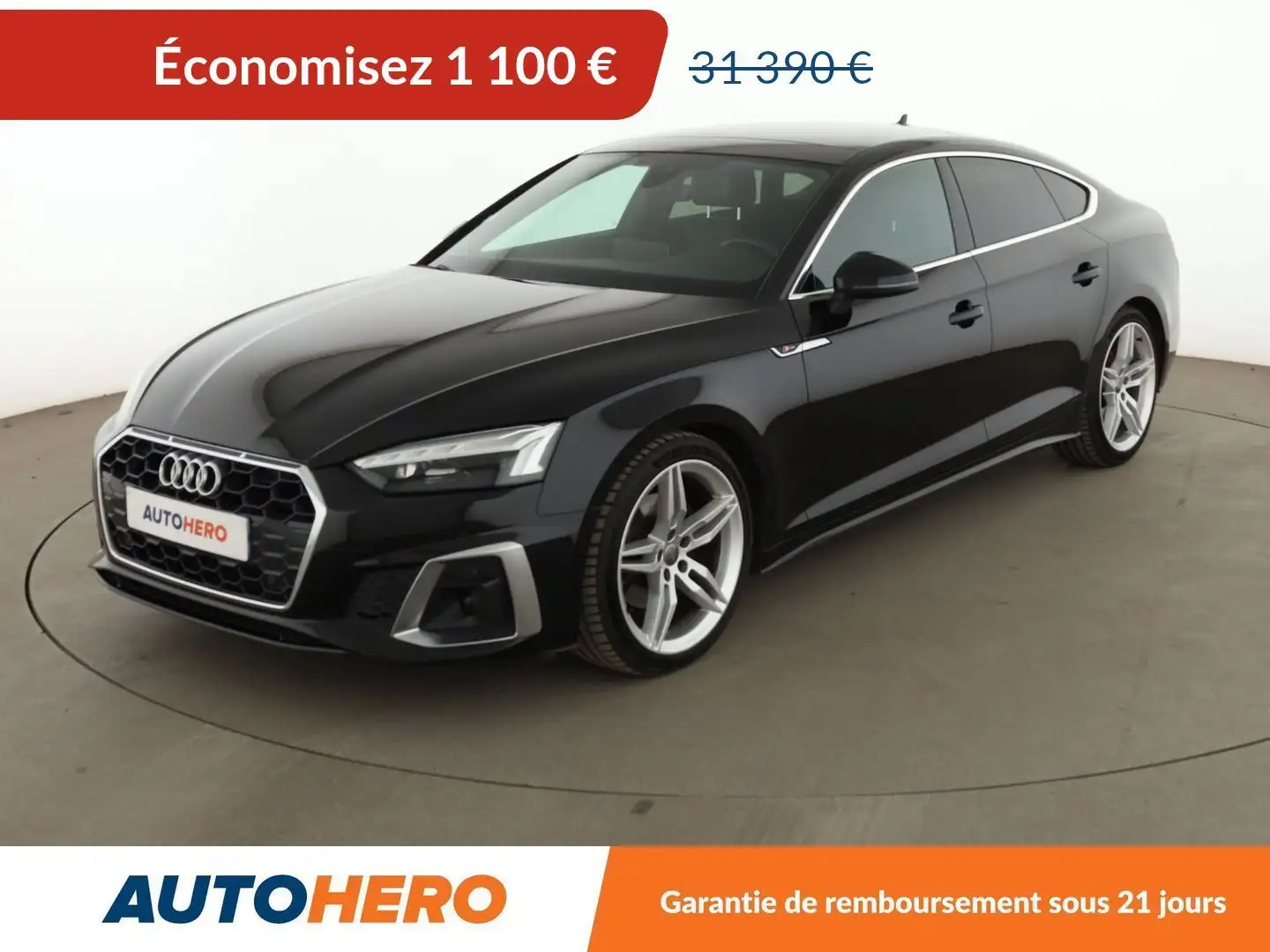 Audi A5 35 TDI S Line S Tronic 7 Noir - 1