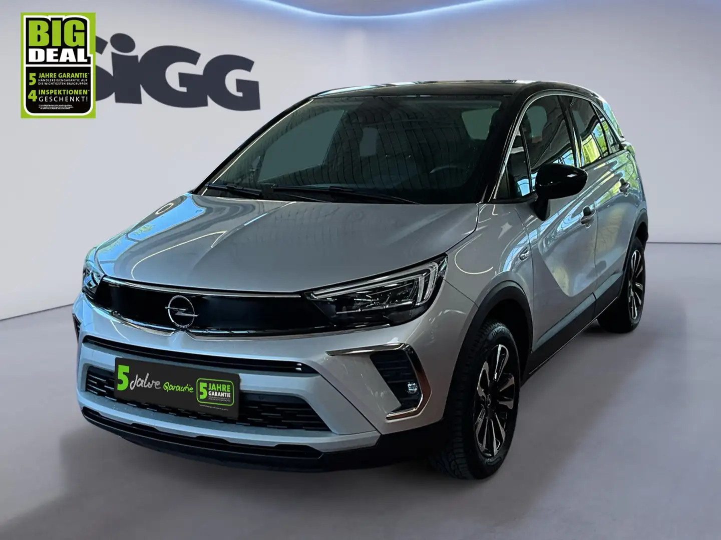 Opel Crossland 1.2 Turbo Elegance Navi Rückfahrkamera Grijs - 2